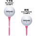 GoSports XL Golf Tees - 200 Player's Pack - 3.25 Inch Premium Wooden Tees - Choose Pink Tee Color - Buy Online on GoSupps.com