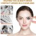 Contact Lens Container & Insertion/Removal Tool - 2-Piece Help Kit for Easy Lens Application - Buy Online on GoSupps.com