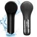 Silicone Face Scrubber Exfoliator Silicone Face Wash Brush for Men & Women Ipx7 Waterproof Rechargeable Facial Cleaner for Deep Cleansing Exfoliating Massage Face Scrubber (Black)