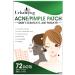 Acne Pimple Patch - 72 Invisible Facial Stickers cover with 100 Hydrocolloid overnight Pimple - Acne Absorbing patch (Single)