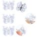 60 Pcs Mini Butterfly Hair Claws Clips - Clear Plastic Pins for Girls & Women - Buy Online on GoSupps.com