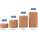 HerMia Cohesive Medical Tape - Self Adhesive Breathable Waterproof Athletic Bandages | 8 Rolls of Elastic Sports Wrap for Wrist & Ankle - Mix Sizes - Buy Online on GoSupps.com