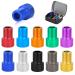 Vesaneae 10 pieces bike bicycle valve adapter bike Presta valve adapter bicycle valve adapter bicycle tire valve converter bicycle valve adapter with sealing ring for bicycles e-bikes