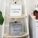 Gofika Tampon Holder for Bathroom | Rustic Real Wood Feminine Product Organizer | Stylish Gray Storage Box with Lid for Girls - Buy Online on GoSupps.com