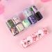 1 Nail Stickers Nail Art Decals Flower Stickers Flower Nail Decorations Applique Sixtieth Miss Boxed - Buy Online on GoSupps.com