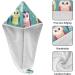 Cartoon Owl Hair Towel 2 Pack - Super Absorbent Quick Dry Hair Turbans for Women & Girls - Buy Online on GoSupps.com