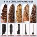 MAX-T 5 in 1 Curling Iron Set - Dual Voltage Wand Interchangeable Barrels Travel Bag | Perfect for All Hair Types - Buy Online on GoSupps.com
