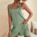 WILLBEST Womens Overall Jumpsuit Long Sleeve Stretch V Neck High Waisted Playsuit Wide Leg Long Pants Jumpers Rompers Playsuit 1301-oyvsw-gn2#4 L - Buy Online on GoSupps.com