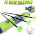 Sport Series Archery Shooting Set - Bow & Arrow Toy for Kids - Outdoor Hunting Game with 12 Suction Cup Arrows - Green - Buy Online on GoSupps.com