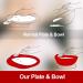 Spill Proof Scoop Bowl and Plate Adaptive Utensils Non Slip Bendable Cutlery Set for Elderly Disabled People(1 Set) - Buy Online on GoSupps.com