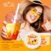 Buy Vegan & Gluten-Free Peach Bubble Tea Pearls - 490g | Premium Boba Fruit Pearls for International Shipping - Buy Online on GoSupps.com