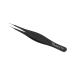 Tweezty Pointed Tweezers - Black Ingrown Hair Tweezers - Splinter Remover Needle Nose Tweezers For Eyebrow Shaping and Fine Hair Removal - Professional Grade Precision Tweezers