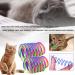 40Pcs Cat Spring Cat Spring Toys Colorful Kitten Toy for Kittens BPA Free Durable Heavy Plastic Interactive Toys to Kill Time for Swatting Biting Cat Toys for Kittens (4 Colors) - Buy Online on GoSupps.com