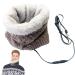 Jingan heated scarf - heated neck scarf universal scarf with USB heating and arctic velvet feed for skiing skating snowboarding and mountaineering camel