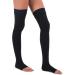 JOMI Compression Unisex Thigh High Stockings 30-40mmHg Premiere Open Toe - X-Large Black - Buy Online on GoSupps.com