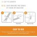 VELCRO Brand Sew On Fabric Tape 30in x 3/4in - White | Easy Alterations and Hemming | No Ironing or Gluing | Ideal Substitute for Snaps and Buttons - Buy Online on GoSupps.com