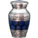 hlc Lovely Small Keepsake Urn Qnty 1 - Keepsake Urn for Human Ashes with 1 Velvet Box Bag-Mini Keepsake Urn -Beautiful Peaceful Blue Brass Hand Engraved Mini Memorial Affordable Keepsake Urn (3 cu.in) - Buy Online on GoSupps.com