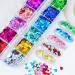 Gzmayuen Heart Glitter Sequins for Valentine's Day Nail Art - 12 Colors 3D Holographic Heart Flakes & Stickers for Stunning Nail Designs - Buy Online on GoSupps.com