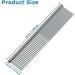 Stainless Steel Pet Comb for Dogs and Cats - Detangling Tool for Short/Long Hair - Suitable for All Sizes - Pet Grooming Essential - Buy Online on GoSupps.com
