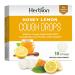 Herbion Naturals Cough Drops with Natural Honey Lemon Flavor, Dietary Supplement, Soothes Cough, for Adults and Children over 6 Years, 18 Drops Pack of 1 18.0