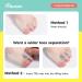 Toe Spacers & Bunion Corrector for Men & Women | Hammer Toe Straightener & Toe Separators | Corn Callus Removers | Bunion Relief - 1 Pair (Large - Buy Online on GoSupps.com