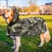 Docio Waterproof Dog Raincoat Reflective Hooded Jacket for Medium & Large Dogs (4XL Camouflage Green) | Durable & Stylish Rain Jacket - Buy Online on GoSupps.com