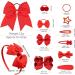 VIKSAUN 35 Pieces Red Girls School Hair Accessories Kit - Large Cheer Bow Elastic Hair Band Ponytail Holder Bow Headband Hair Clips Ribbon Barrettes - Christmas Birthday Gift (35 pcs) - Buy Online on GoSupps.com