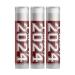 Class of 2024 Graduation Lip Balm - Burgundy Red - Set of Three