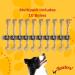 HOWLERS 31cm Pack of 10 Natural Knotted Dog Bone For Dogs | Dog Chews Long Lasting Natural Rawhide Bones | Dog Chew Great With Natural Ingredients - Buy Online on GoSupps.com