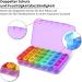 7-Day Pill Box with 4 Compartments - Weekly Tablet Organizer for Medication (Purple) - International Shipping - Buy Online on GoSupps.com