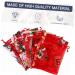 Gogogmee 50pcs Christmas Cheesy Bag Clear Bags for Cookie Holiday Organza Bags Elk Christmas Socks - Buy Online on GoSupps.com