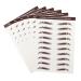 Didiseaon 6pcs Eyebrow Stickers Brow Stickers Eyes Artificial Eyebrow Tattoos Eyebrow Trimming Cosmetic 3d medium Brown