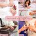 24 Pieces Red Glitter French Artificial Nails - Square Press-On Design for Women & Girls | DIY Acrylic Nail Art - Buy Online on GoSupps.com