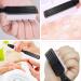 HOFASON Handle Grip Nail Brush Set for Men and Women - 6 Pack Hand and Fingernail Cleaner Brushes for Manicure and Scrub Cleaning - Black - Buy Online on GoSupps.com