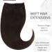 Hetto Brown Remy Real Hair Extensions - Darkest Brown #2 100g 45cm - Natural Look Sew-In Hair Cladding - Buy Online on GoSupps.com
