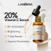 20% Vitamin C Serum For Face Brightening Skin Dark Spot Remover Reduce Wrinkle Anti Aging Glowing Serum Facial Moisturizer with Niacinamide Vitamin E Hyaluronic Acid 15 ML/ 0.51 Fl oz - Buy Online on GoSupps.com