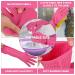 COMNICO 15-inch Extra Long Rubber Cleaning Gloves - Waterproof Non-Slip Reusable for Kitchen & Bathroom - Dishwashing, Bleaching - 1 Pair (Red or Green) - Grippy Latex Supplies - Buy Online on GoSupps.com