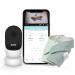 Owlet Monitor Duo 2 - Cam 2 and Smart Sock 3 - Baby Monitor with HD Video Camera - Night Vision and Audio - Track Heart Rate Oxygen and Sleep Trends (0-18 months) - Mint Green and Sleepy Sage Smart Sock 3 + Cam 2 Sleepy Sage