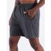 NELEUS Men's 7-Inch Workout Running Shorts with Pockets - 3 Pack (Black/Grey/Olive Green) - Size Large | Lightweight & Durable - Buy Online on GoSupps.com