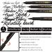 MISULOVE Calligraphy Brush Pens Set - Soft and Hard Tip, Black Ink, Refillable - 6 Pack for Writing, Art, Drawing, and Journaling - Buy Online on GoSupps.com