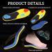 Orthotic Insoles for Plantar Fasciitis Relief | Arch Support Inserts for Men & Women | Shock-Absorbing Comfort for Flat Feet & High Arches | Breathable Design - Black 275mm - Buy Online on GoSupps.com