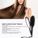 Straightening Curling Iron Brush - Heat Brush for All Hair Types | Negative Ion Technology | US Plug 110V - Buy Online on GoSupps.com