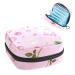 Women's bonds storage bags still pad pink roses portable period kit bag feminine product bag for women girls color2