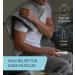 GENIANI XL Electric Heating Pad for Back Pain Relief - 12x24 inch - Moist & Dry Therapy - Auto Shut Off - Tabby Gray - Buy Online on GoSupps.com