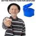 Denture Box for False Teeth Storage - Dental Prosthesis Container with Sieve - Dark Blue Retainer Holder for Cleaning & Organization - Buy Online on GoSupps.com