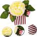 Housoutil Flower Hair Fork Clip Hair Accessories for Women Rainbow Pencil Holder Floral Bridal Hair Clip Fashion Headpiece Hair Side Clips for Women Comb Plastic Wedding Vacation - Buy Online on GoSupps.com