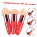FRCOLOR 3pcs Little Mushroom Makeup Brush Set - Powder Puff & Foundation Sponge for Wet/Dry Application - Perfect Cosmetic Tool for Flawless Makeup - Buy Online on GoSupps.com
