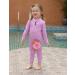 weVSwe Baby Boy Swimsuit UPF 50+ Rash Guard Swimwear 0-3 Years - Purple Heart Design - Buy Online on GoSupps.com