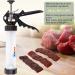 XINQIAO Jerky Gun 1.5 Pound Capacity Jerky Maker Food Grade Plastic Barrel with 4 Stainless Steel Nozzles and 2 Cleaning Brushes Plastic-1.5 Pound - Buy Online on GoSupps.com