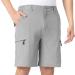 TBMPOY Men's Stretchy Cargo Hiking Shorts Quick Dry Lightweight Zipper Pockets - 6-Light Grey, Size 38 - Buy Online on GoSupps.com